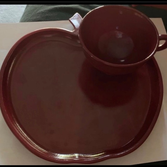 Hazel Atlas Moderntone Platonite Orchardware - Picture 1 of 2